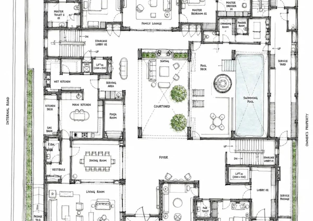 D&A-Res-YADAV RESIDENCE-ALAMEDA-1-GROUND FLOOR